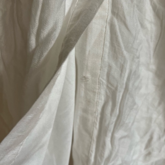 Sensational Sun White Collared Cutout Tie-Front Midi Dress - Picture 7 of 10